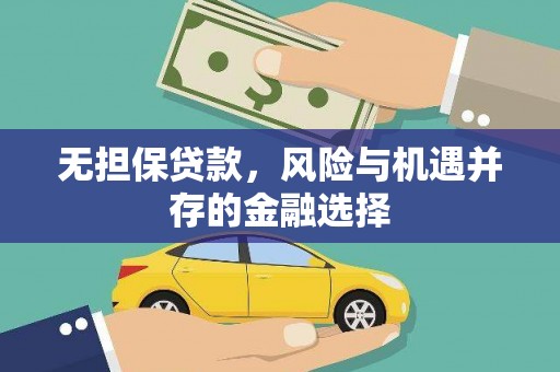蚌埠无担保贷款，风险与机遇并存的金融选择