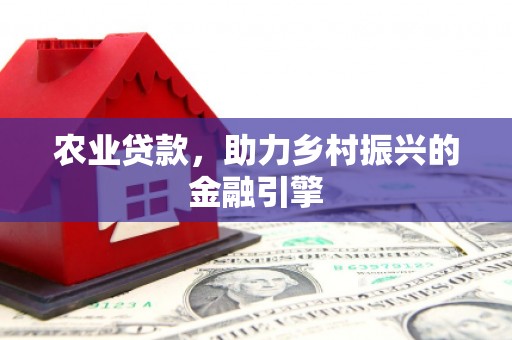 蚌埠农业贷款，助力乡村振兴的金融引擎