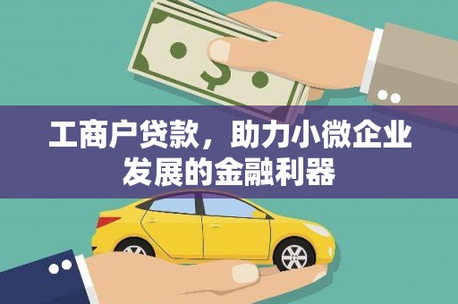 蚌埠工商户贷款，助力小微企业发展的金融利器