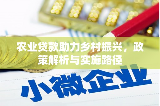 蚌埠农业贷款助力乡村振兴，政策解析与实施路径