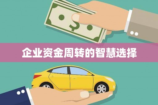 蚌埠企业资金周转的智慧选择