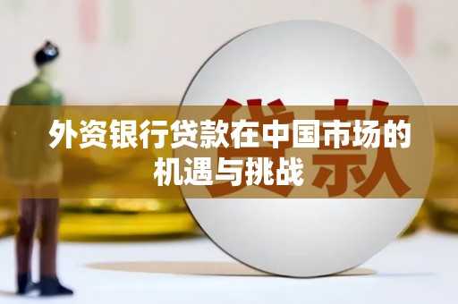 蚌埠外资银行贷款在中国市场的机遇与挑战