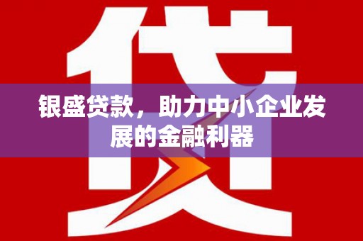 蚌埠银盛贷款，助力中小企业发展的金融利器