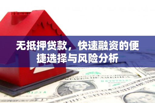 蚌埠无抵押贷款，快速融资的便捷选择与风险分析