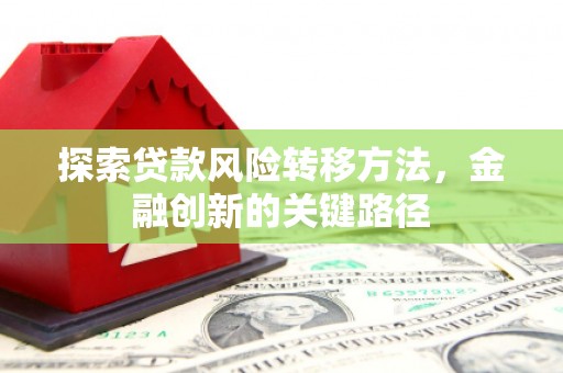 蚌埠探索贷款风险转移方法，金融创新的关键路径