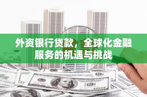 蚌埠外资银行贷款，全球化金融服务的机遇与挑战