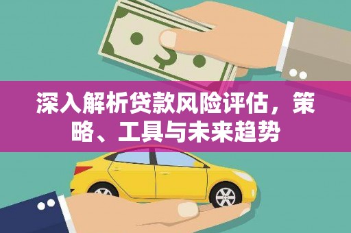 蚌埠深入解析贷款风险评估，策略、工具与未来趋势