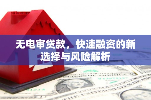 蚌埠无电审贷款，快速融资的新选择与风险解析