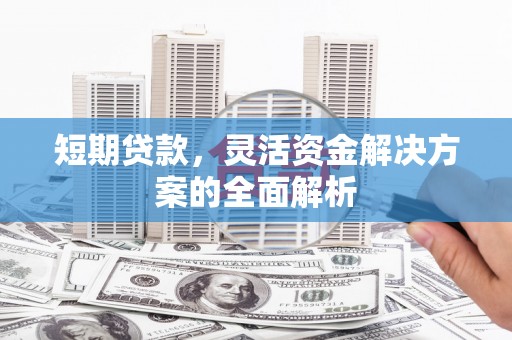 蚌埠短期贷款，灵活资金解决方案的全面解析