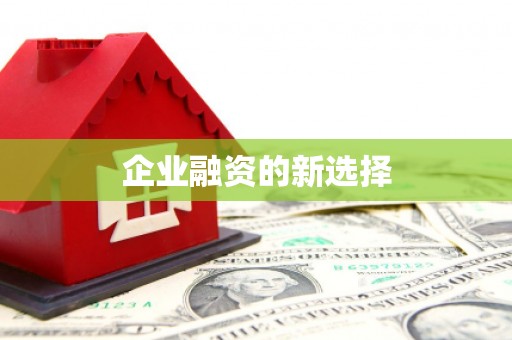 蚌埠企业融资的新选择