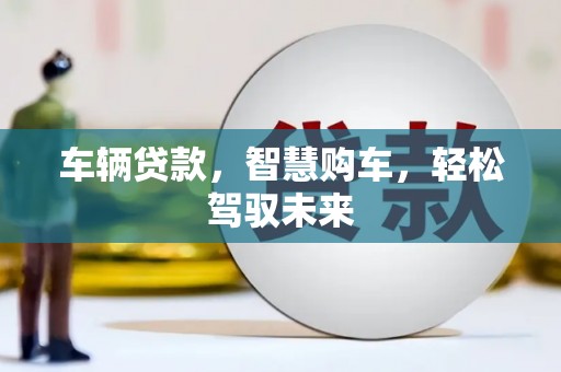 蚌埠车辆贷款，智慧购车，轻松驾驭未来